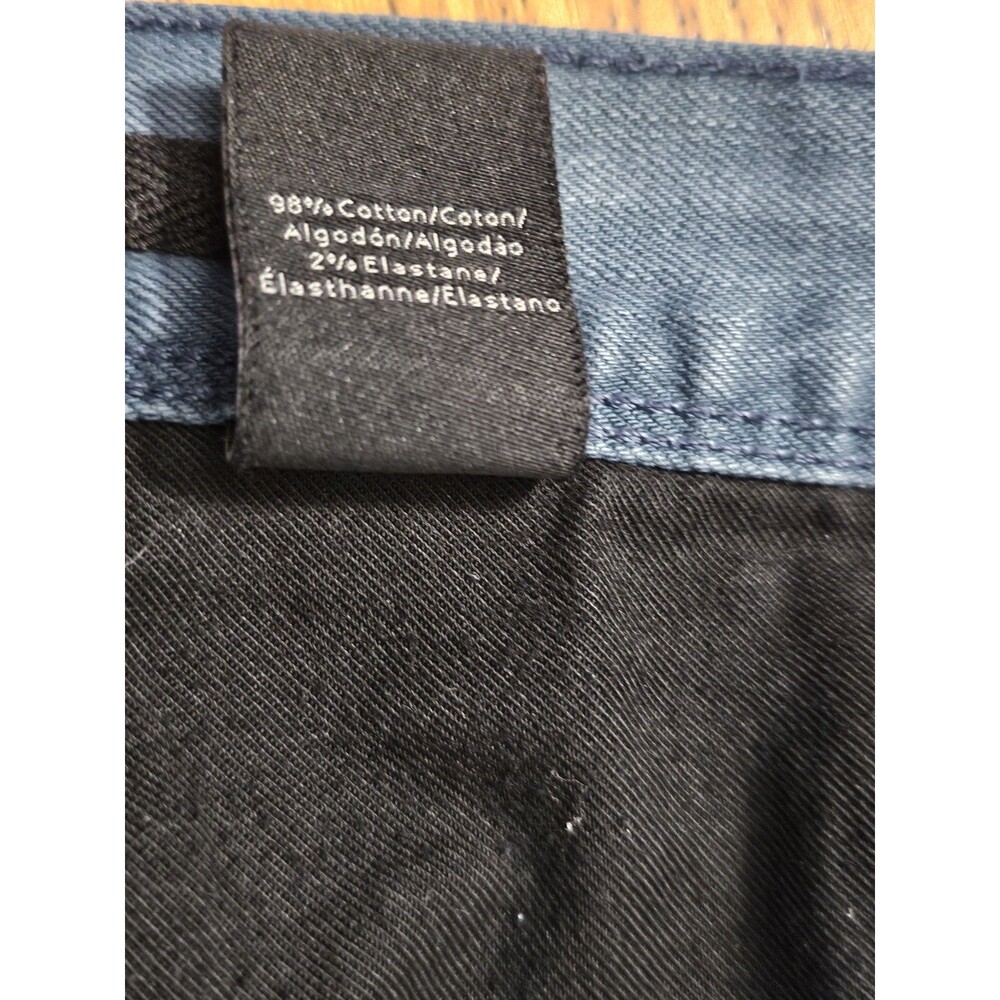 Calvin Klein Jeans Mens Straight Leg Mid Rise 36X32 Teal 5 Pocket - Picture 5 of 11